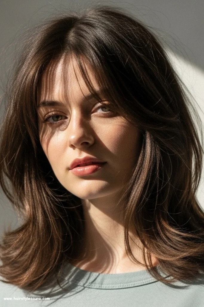 12 Trendy Shag Cuts for Thick Hair Ideas Every Woman Needs to See 2 Classic Layered Shag for Thick Hair