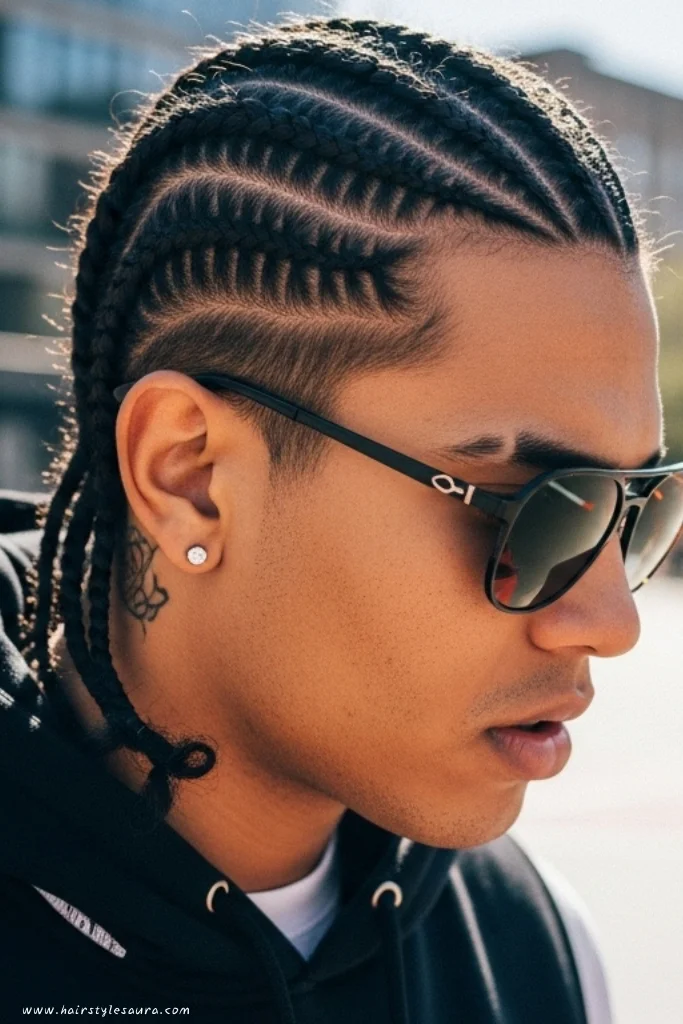 10 Cool 90s Hairstyles Men Ideas Making a Comeback 11 Cornrows and Braids