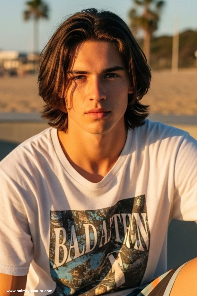 12 Iconic 90s American Hairstyles Ideas Men Can Rock Again Today 11 Shoulder-Length Layers