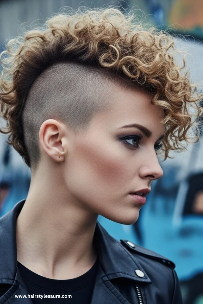12 Cute Curly Pixie Cuts That Are Perfectly Playful and Bold 12 Curly Mohawk Pixie