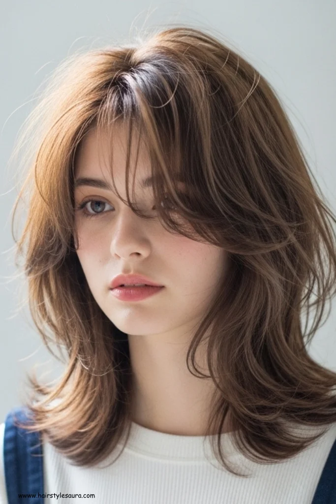 12 Gorgeous Layered Haircuts Ideas for Wavy Hair That Turn Heads 12 Medium Layers with Wispy Ends