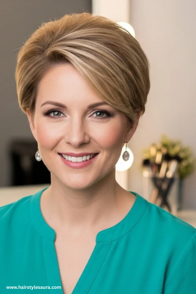 11 Stylish Layered Haircuts Ideas for Short Hair to Boost Volume & Confidence 12 Short Cut with Volume at the Crown