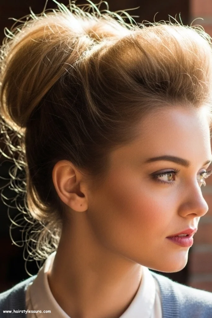 12 80s Hairstyles Crimped Hair Looks That Still Slay Today 3 Half-Up Crimped Tease