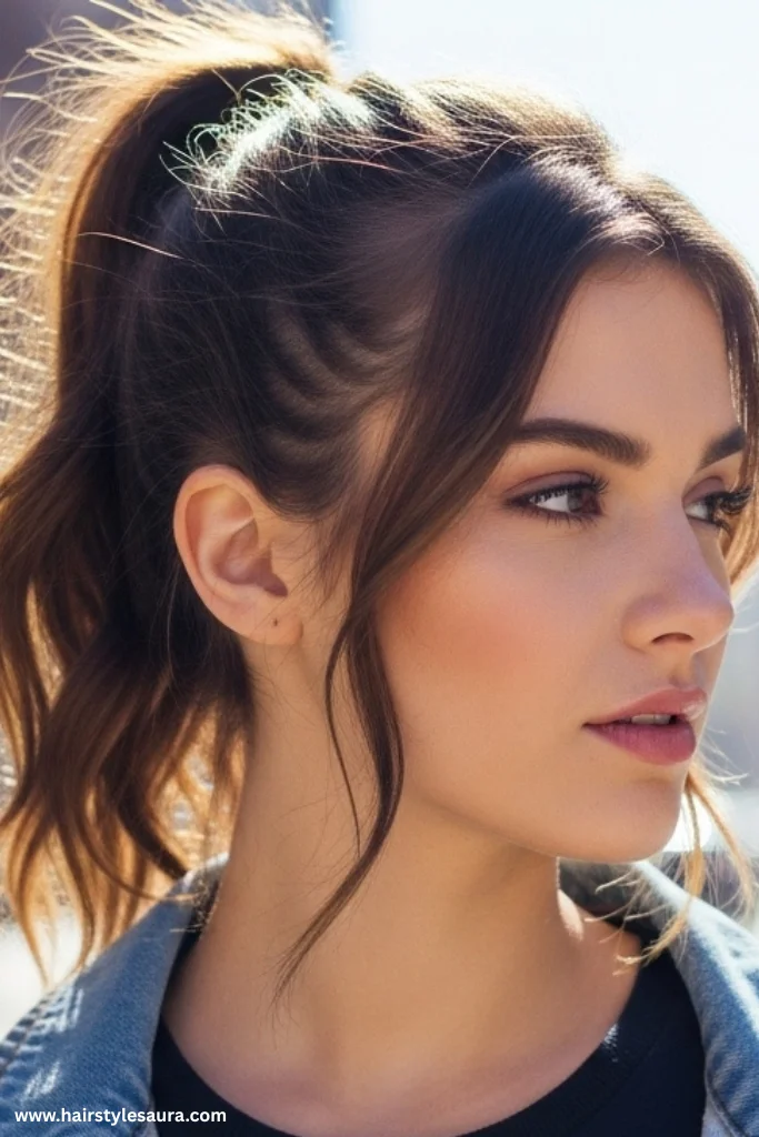 11 Early 90s Hairstyles Ideas That Are Making a Comeback 3 High Half-Up Ponytail