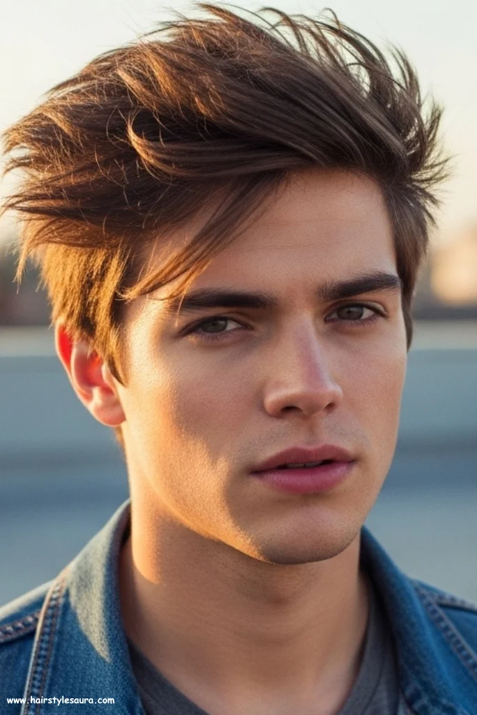 10 Fresh Layered Haircut for Men Ideas That Elevate Your Style 3 Messy Textured Layers
