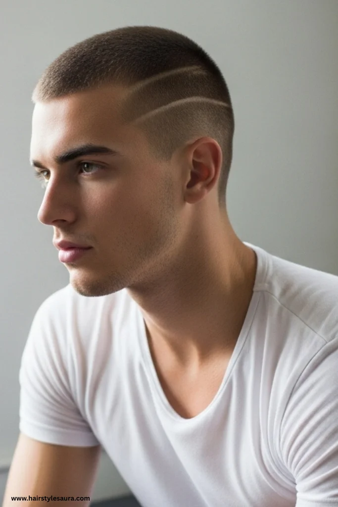 12 Iconic 90s American Hairstyles Ideas Men Can Rock Again Today 4 Buzz Cut with Line-Up