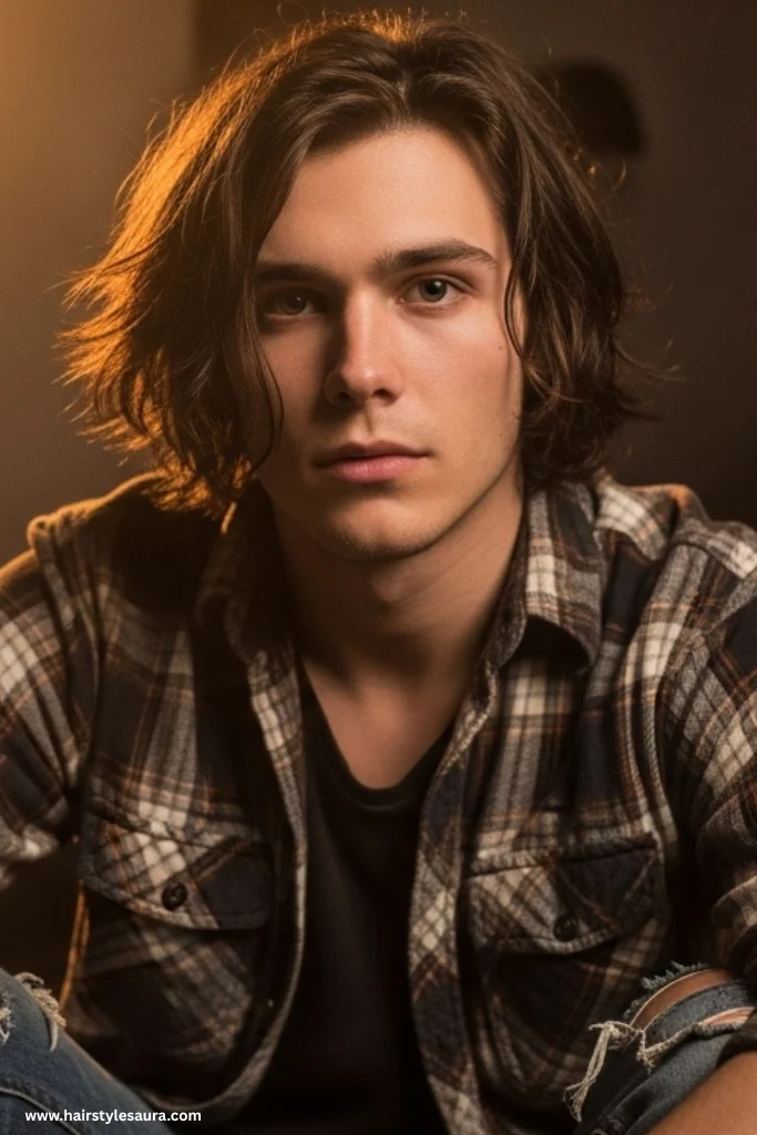 12 Iconic 90s American Hairstyles Ideas Men Can Rock Again Today 5 Messy Grunge Hair