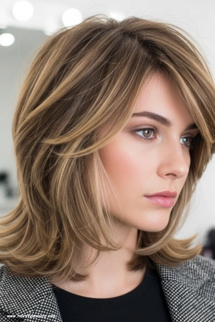 10 Best Short Shaggy Lob Haircuts for a Trendy Look 5 Razor-Cut Lob with Feathered Layers