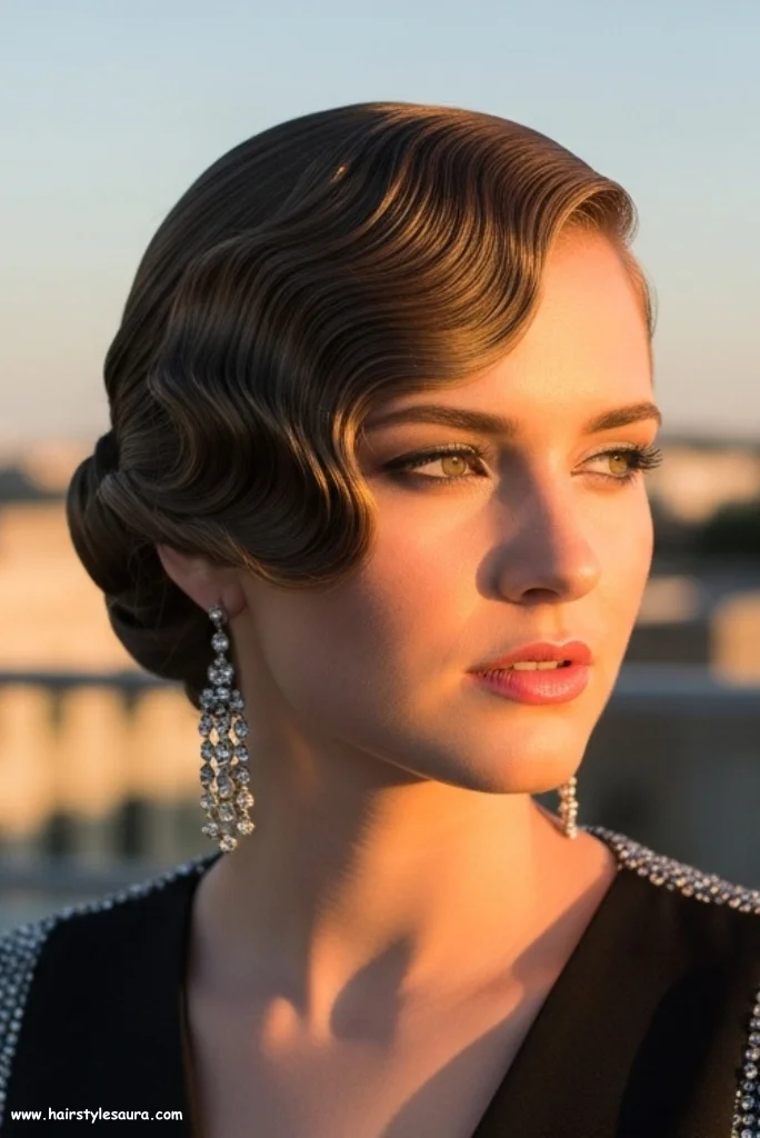 12 80s Hairstyles Crimped Hair Looks That Still Slay Today 5 Side-Swept Crimped Waves