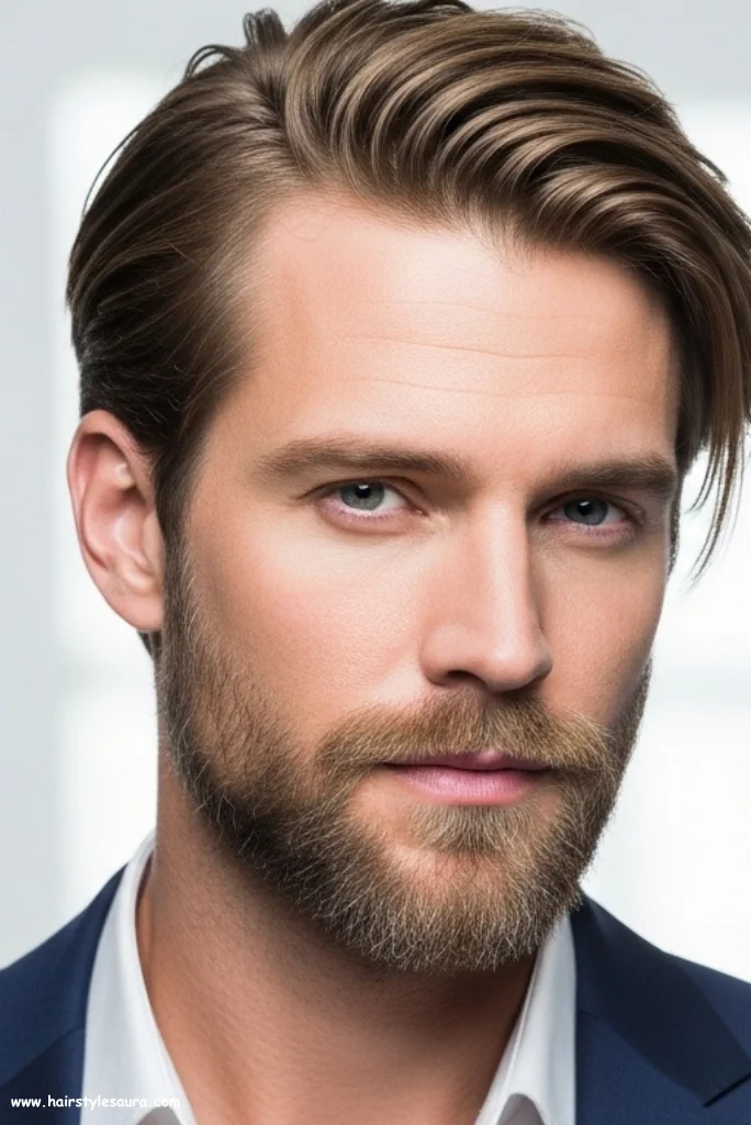 10 Fresh Layered Haircut for Men Ideas That Elevate Your Style 6 Side-Swept Layers