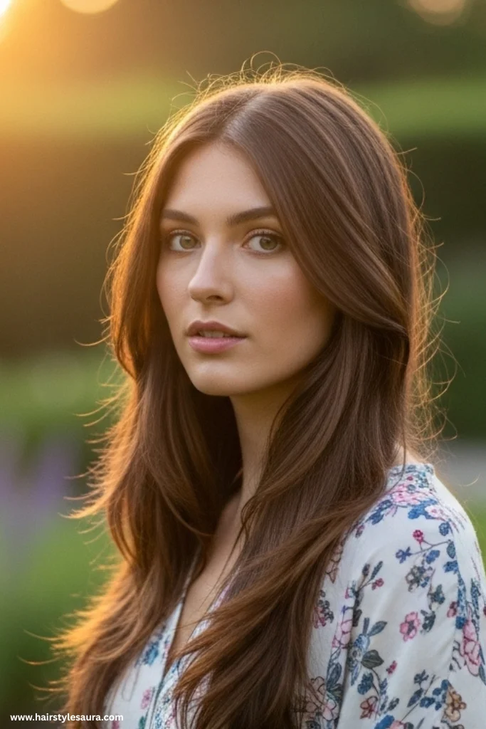 13 Stunning Korean Layered Haircut Ideas That Will Transform Your Look 6 V-Cut Layers for Long Hair