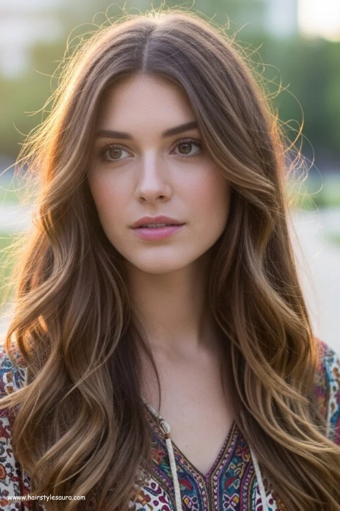 12 Gorgeous Layered Haircuts Ideas for Wavy Hair That Turn Heads 6 V-Cut Layers for Long Wavy Hair