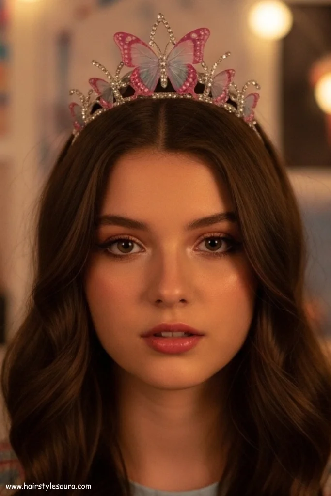 10 Cute & Trendy 90s 2000s Girl Hairstyles Pinterest Is Loving Right Now 7 Butterfly Clip Crown