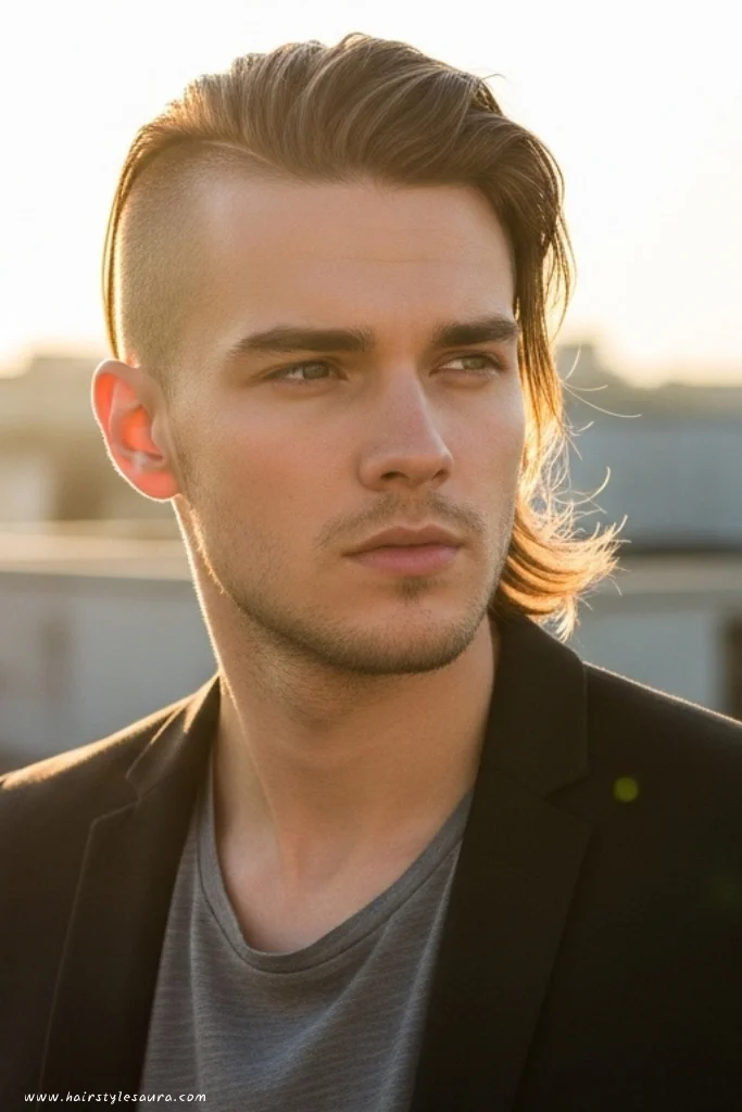 10 Cool 90s Hairstyles Men Ideas Making a Comeback 7 Undercut with Long Top