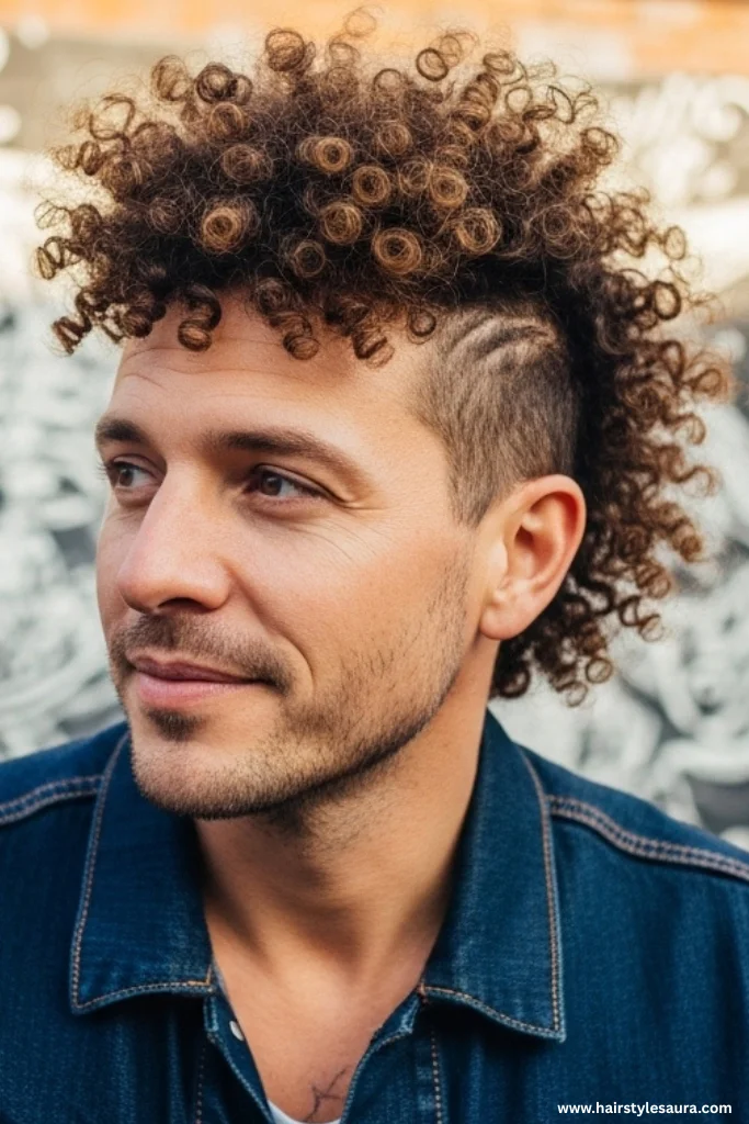 Short Natural Hairstyles: 12 Bold & Beautiful Ideas to Rock Your Texture 7 Frohawk (Curly Mohawk)