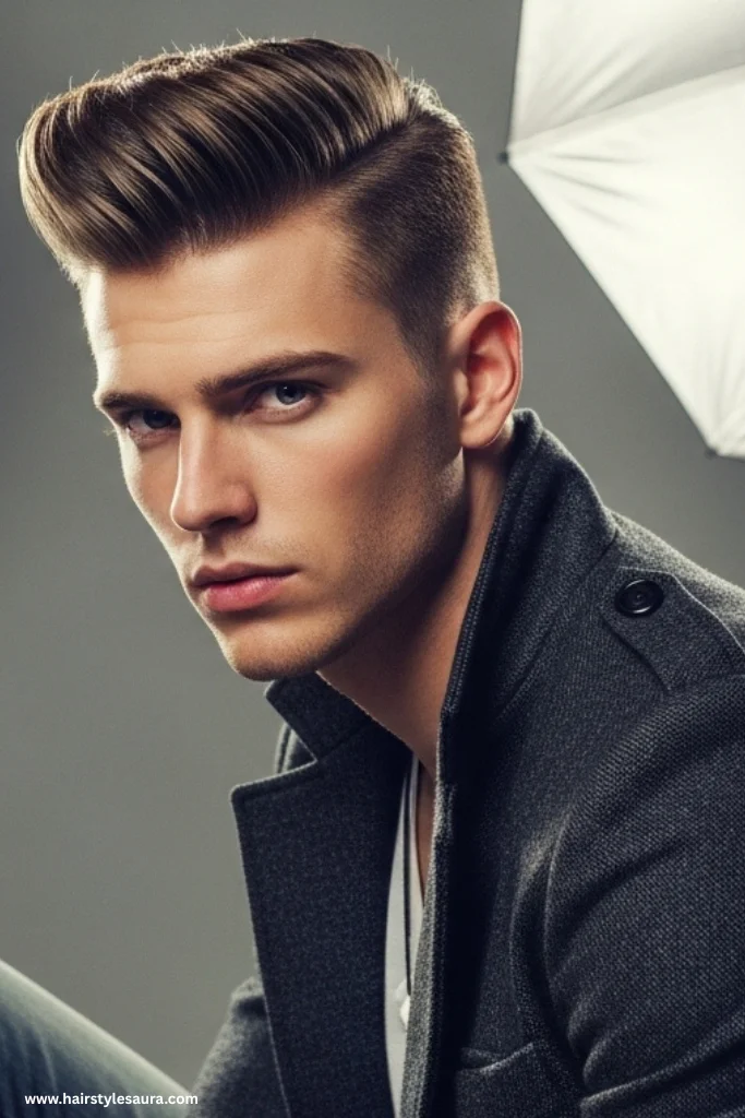 12 Iconic 90s American Hairstyles Ideas Men Can Rock Again Today 8 Pompadour Fade