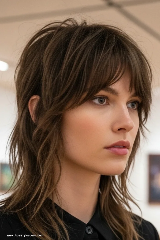 12 Trendy Shag Cuts for Thick Hair Ideas Every Woman Needs to See 9 Blunt-End Shag for Thick Hair