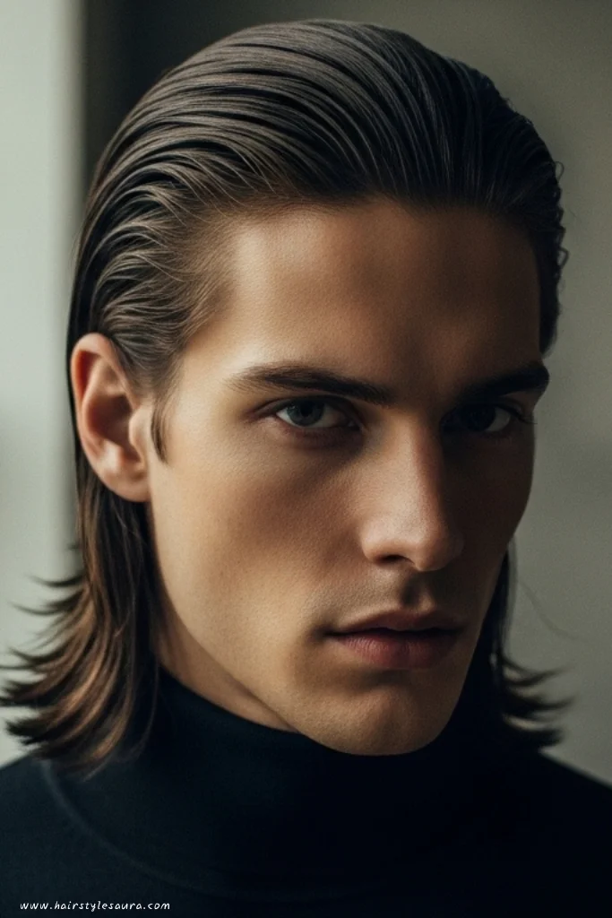 10 Cool 90s Hairstyles Men Ideas Making a Comeback 9 Long Slicked Back Hair