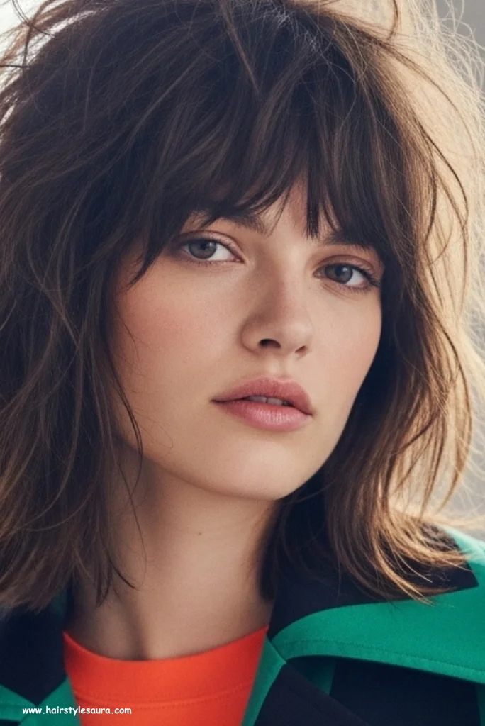 10 Best Short Shaggy Lob Haircuts for a Trendy Look 9 Shaggy Lob with Volumized Crown