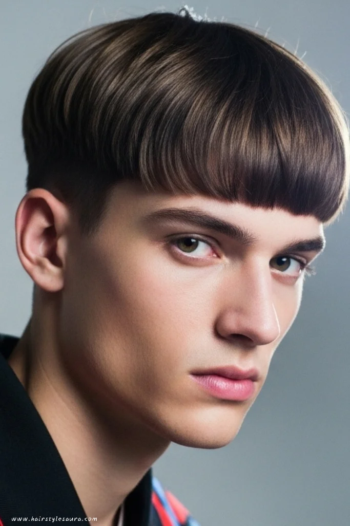 10 Cool 90s Hairstyles Men Ideas Making a Comeback 10 Bowl Cut Remix