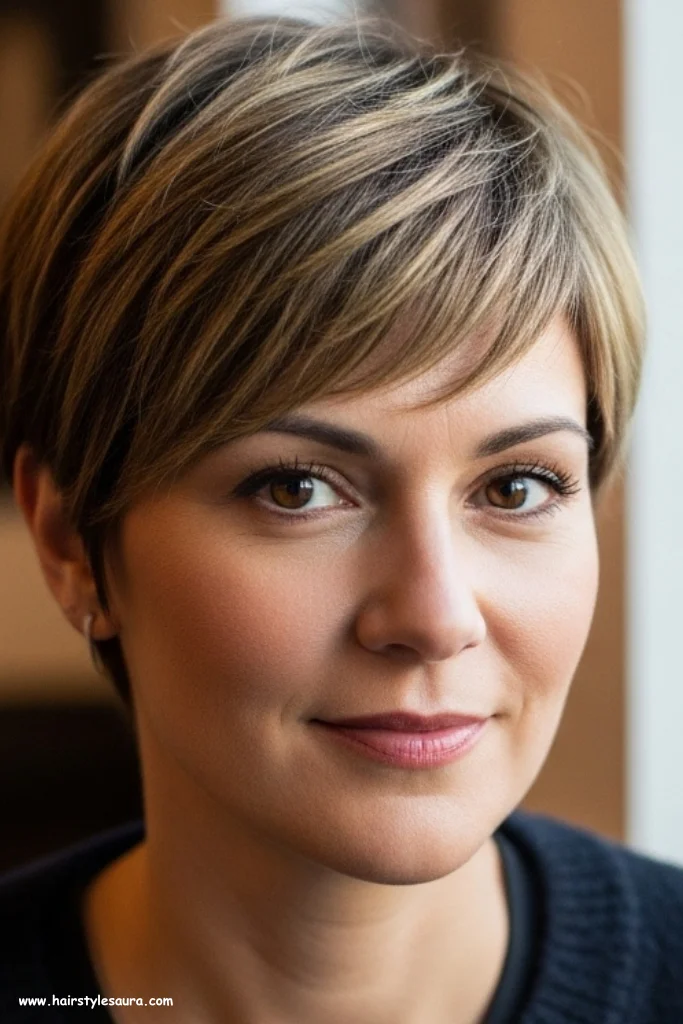 10 Short Wolf Cut Hair Ideas to Transform Your Look in 2025 8 Short Wolf Cut with Micro Bangs