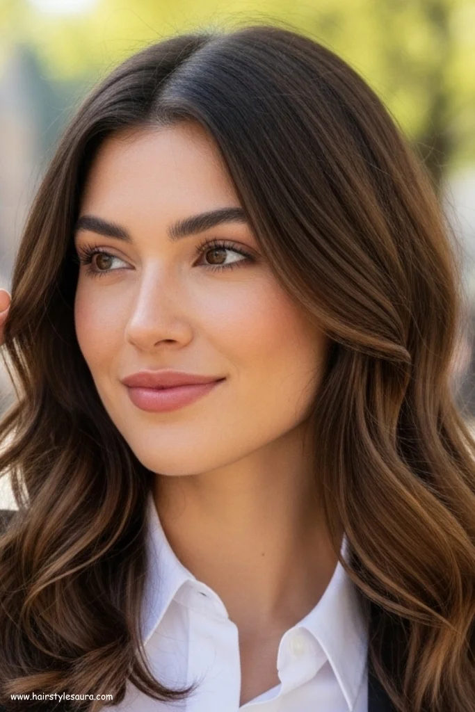 10 Kitty Cut Styles for Long Hair 9 Sleek Long Kitty Cut