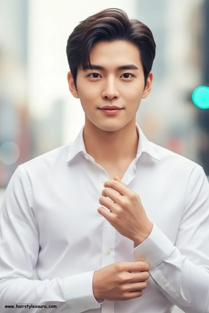 12 Trendy Hairstyles for Short Hair Men Asian Edition 11 Soft Side Part
