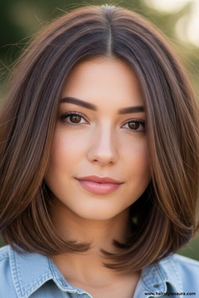 Short to Mid Length Hairstyles: 15 Stylish Ideas for Every Personality 7 Angled Lob