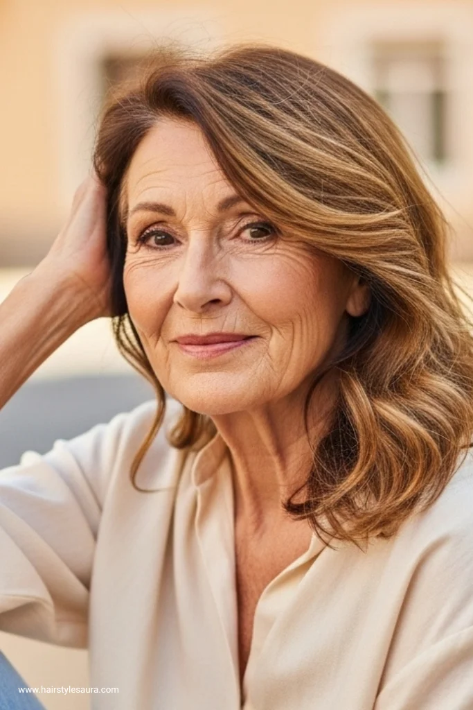 13 Elegant Older Women Short Hairstyles for a Fresh Look 11 Asymmetrical Bob