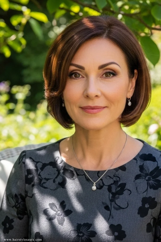 Top 10 Short Hairstyles For Thin Hair Over 50 9 Asymmetrical Bob