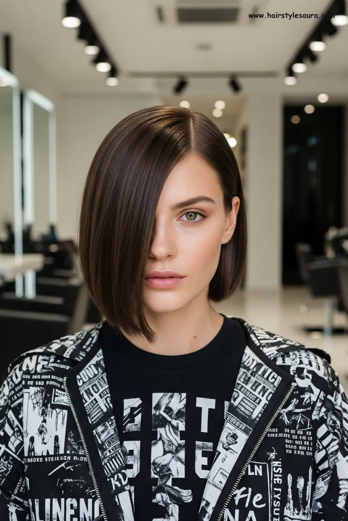 10 Gorgeous Bob Cut Hairstyle for Ladies That Never Go Out of Style 5 Asymmetrical Bob