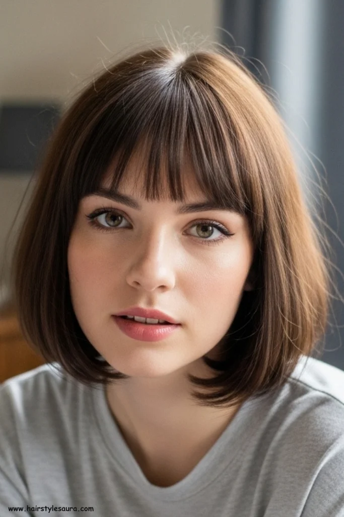 10 Gorgeous Bob Cut Hairstyle for Ladies That Never Go Out of Style 9 Bob with Bangs