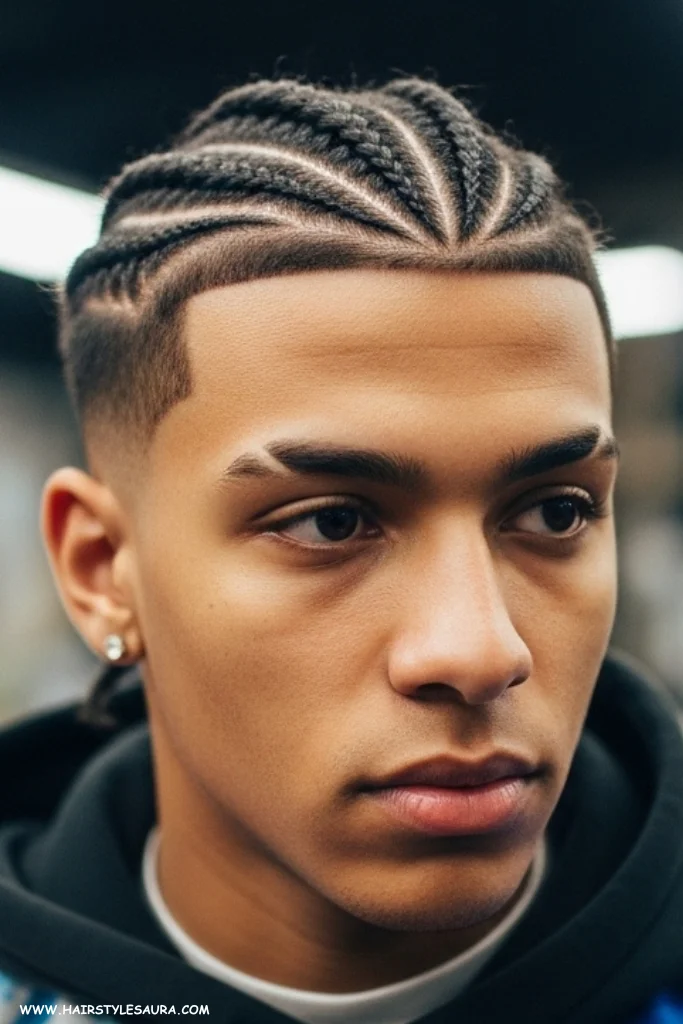 13 Stylish Short Hair Braided Hairstyles for Men to Try Now 3 Box Braids on Short Hair