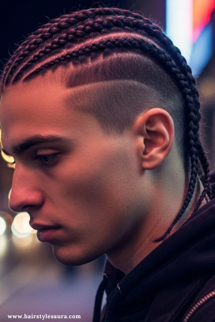 13 Bold Box Braids Hairstyles Men Can Rock with Confidence 4 Box Braids with Undercut