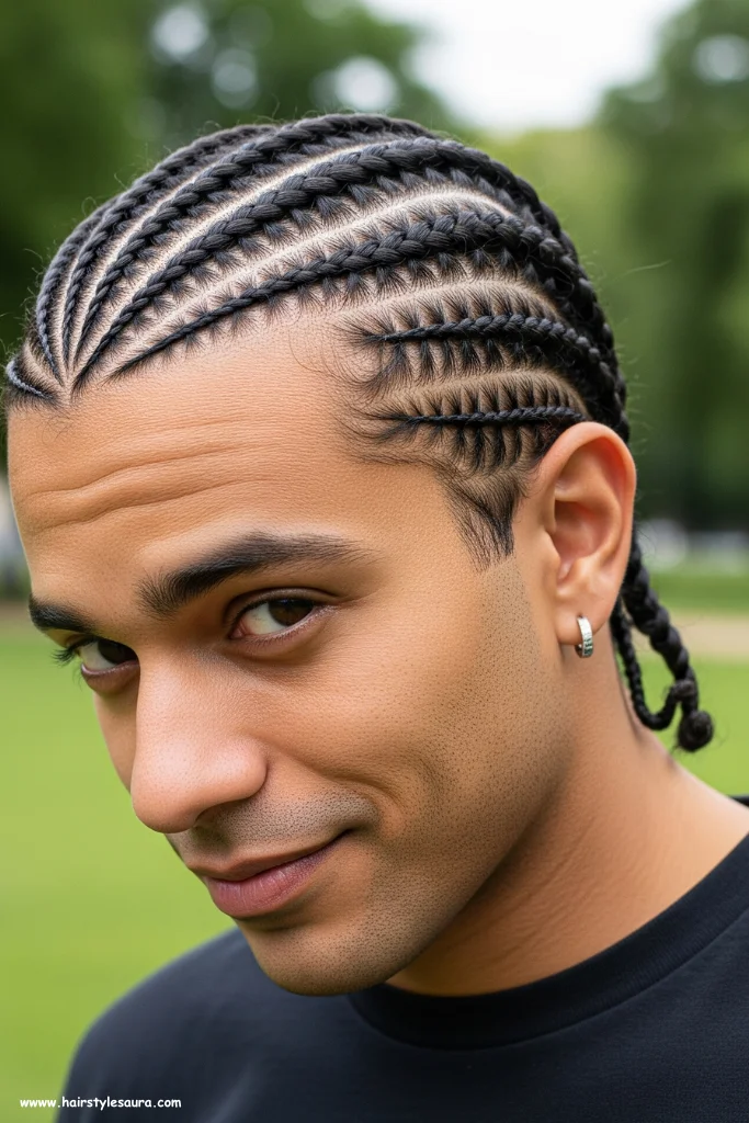13 Best Mens Braided Hairstyles for a Bold New Look 5 Zig-Zag Braids