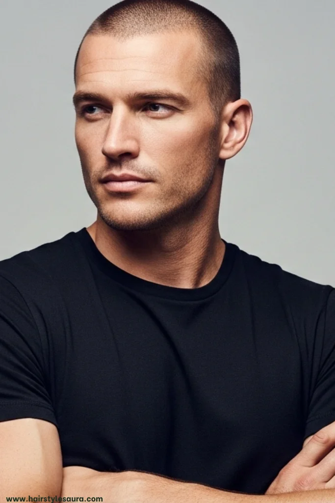 Top 14 Extremely Short Hairstyles for Men With a Bold Look 2 Buzz Cut