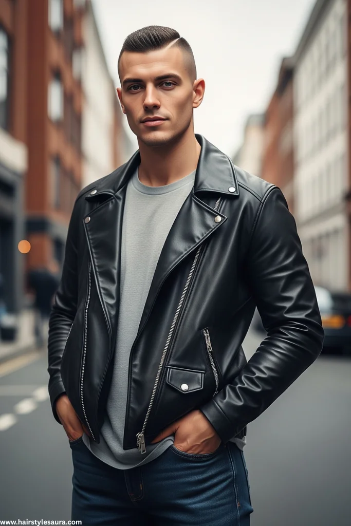 Buzz Cut Hairstyle Man: Bold, Clean, and Always in Style 13 Buzz Cut with Razor Part