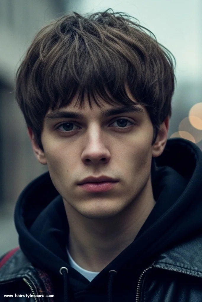Top 13 Trendy Short Shaggy Hairstyles for Men with Style 5 Choppy Fringe Shag