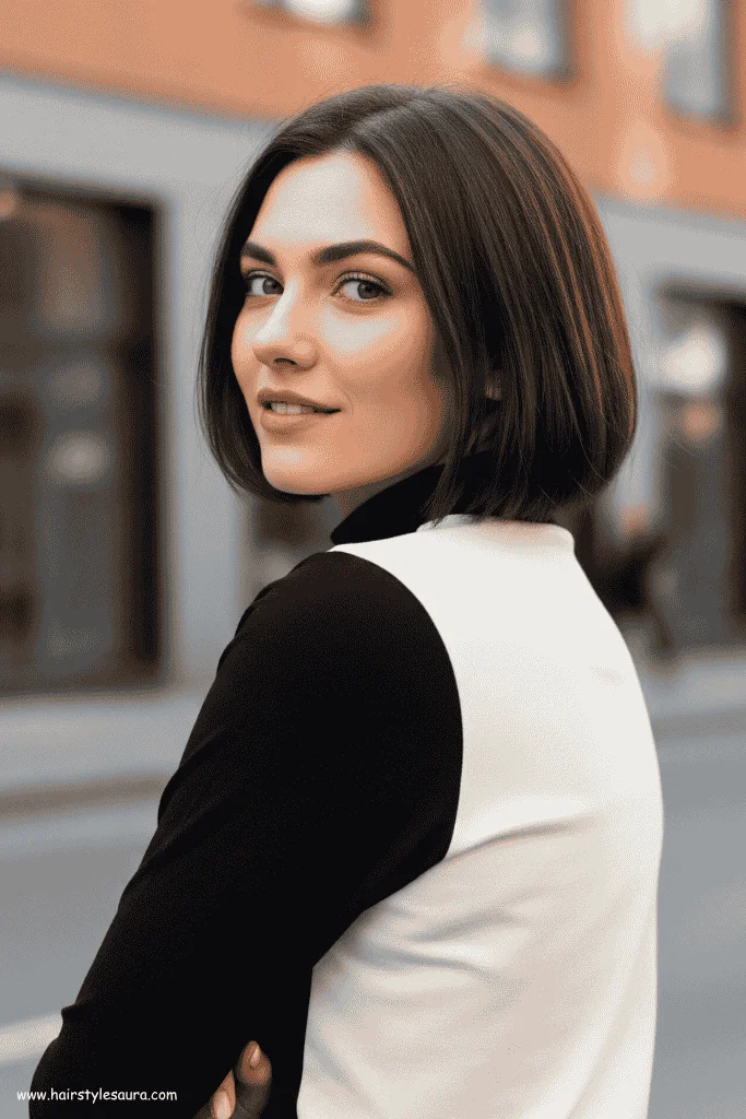 Top 12 Short Hairstyles for Thin Hair That Add Volume 3 Classic Blunt Bob