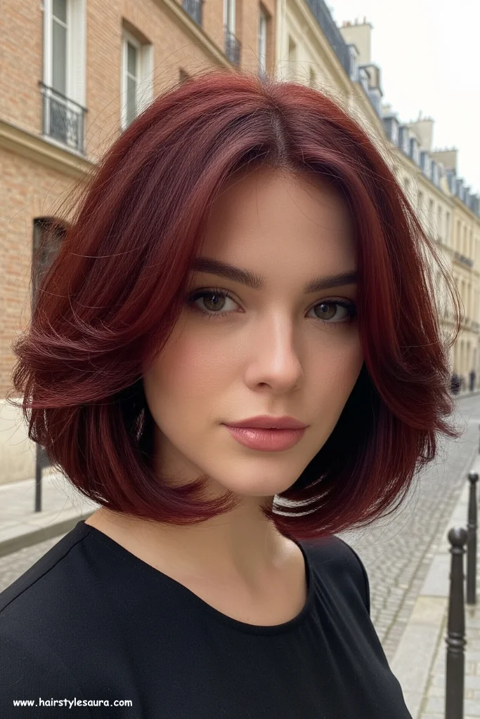 13 Short Layered Bob Hairstyles That Turn Heads Instantly 10 Classic French Bob (Layered Edition)