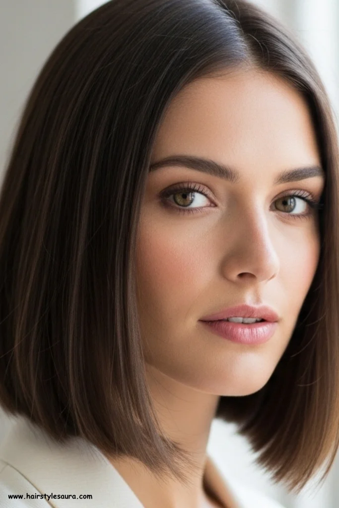 10 Gorgeous Bob Cut Hairstyle for Ladies That Never Go Out of Style 2 Classic Straight Bob