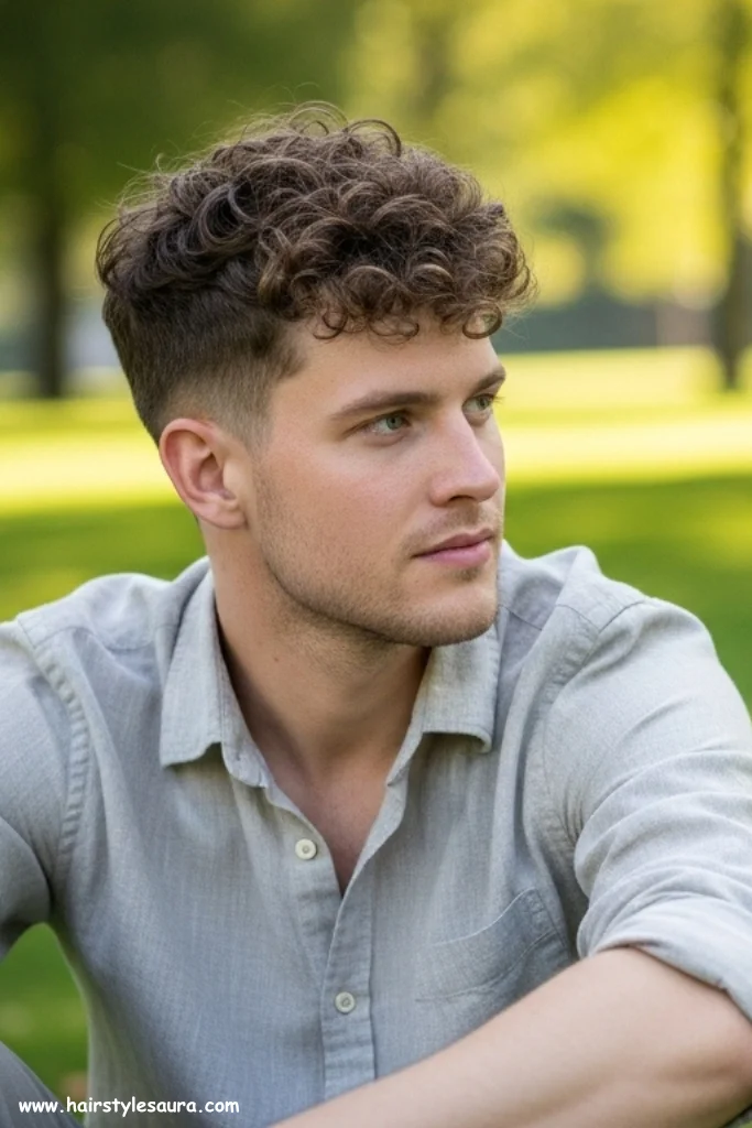 10 Stylish Layer Cut Hairstyle for Short Hair Ideas for Men 7 Curly Layer Cut for Short Hair