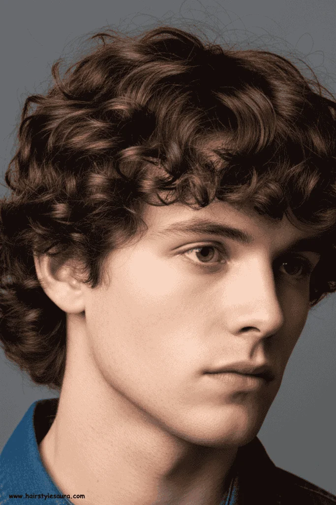 11 Men's Medium to Short Hairstyles 12 Curly Medium Top with Low Fade