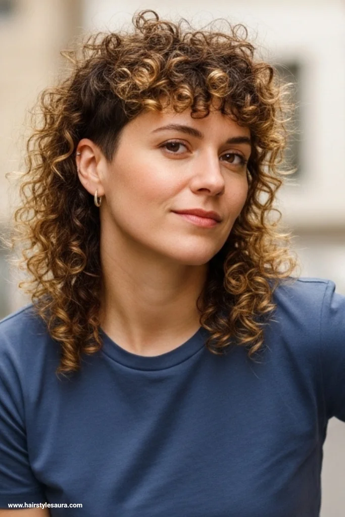 15 Trendy Short Hairstyles With Curly Hair 15 Curly Mullet