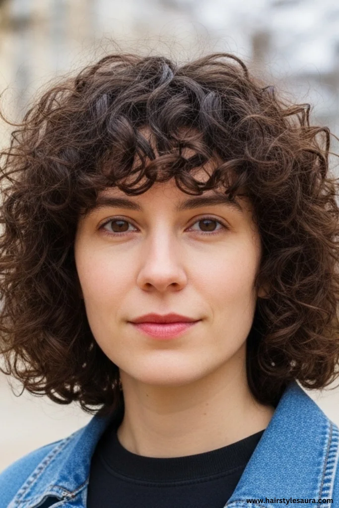 Short to Mid Length Hairstyles: 15 Stylish Ideas for Every Personality 4 Curly Shag Cut