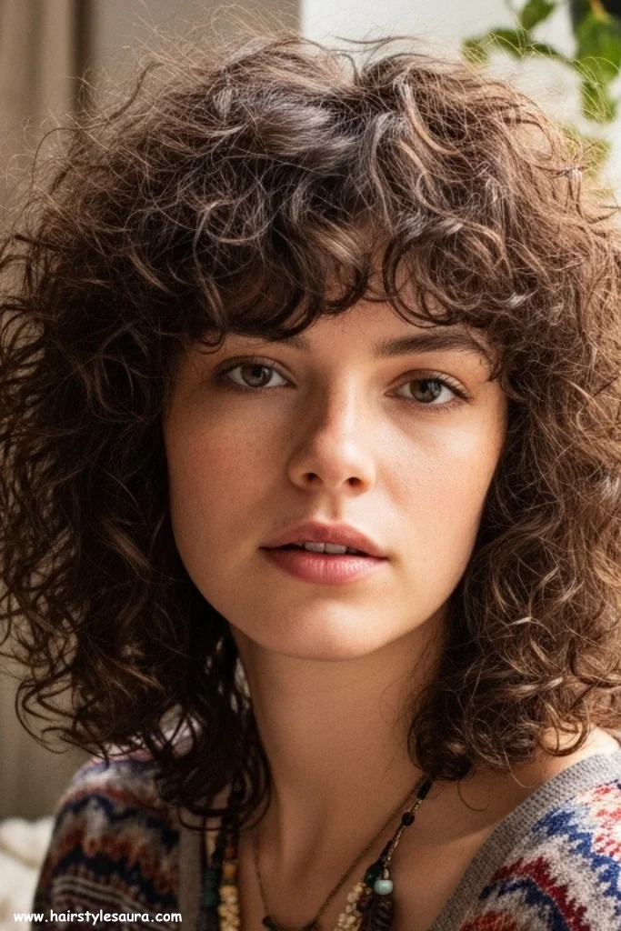 10 Bold and Beautiful Short Shaggy Hairstyles for Women 5 Curly Shag with Volume