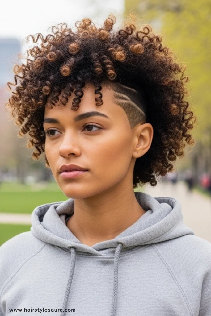 12 Stylish 2 Block Cut Hairstyles for Women to Try Now 11 Curly Top 2 Block Cut