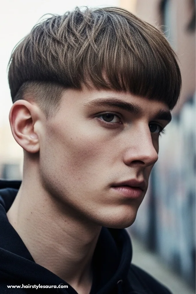 10 Bowl Cut Hairstyle Ideas for Men That Are Surprisingly Stylish 9 Disconnected Bowl Cut