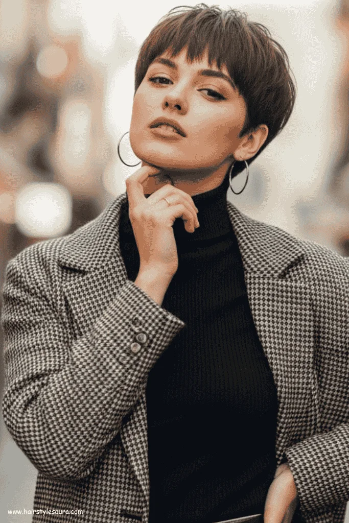 Top 12 Short Hairstyles for Thin Hair That Add Volume 7 Feathered Crop
