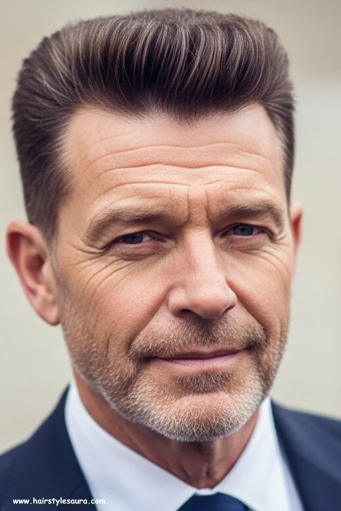 10 Best Short Hairstyles for Over 50 Men to Try Now 10 Flat Top